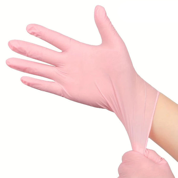 Pink Disposable Gloves